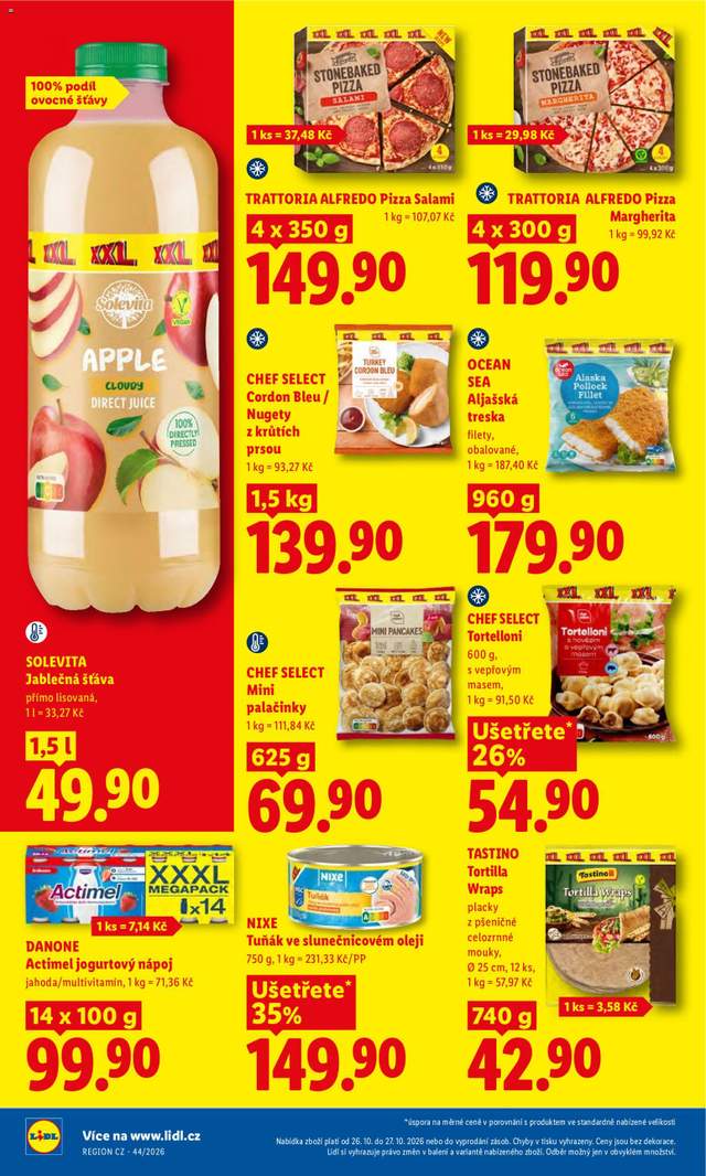 Nový Lidl leták od 26.10.