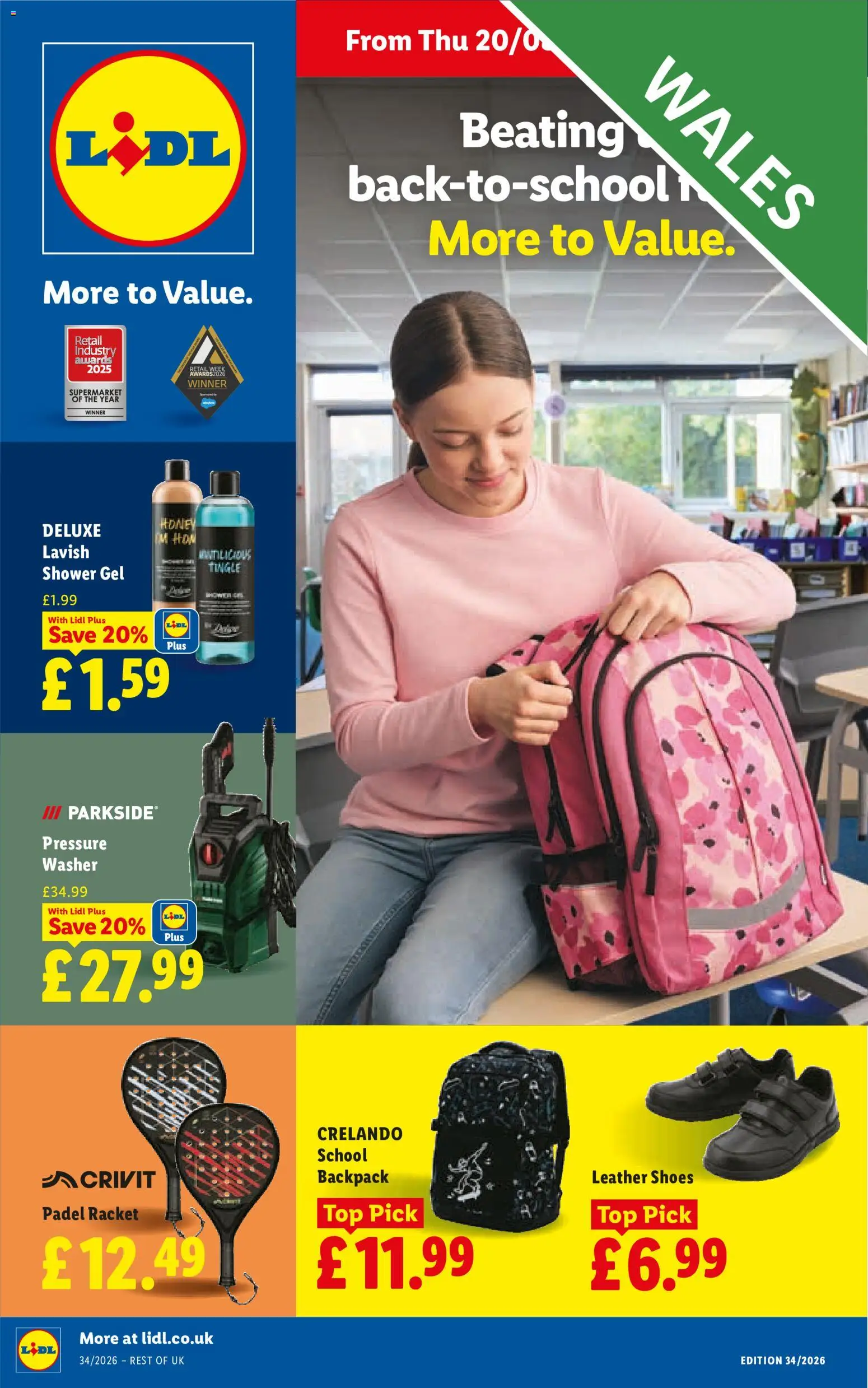 Preview of Lidl Weekly offers Lidl Wales valid from 20/08/2026