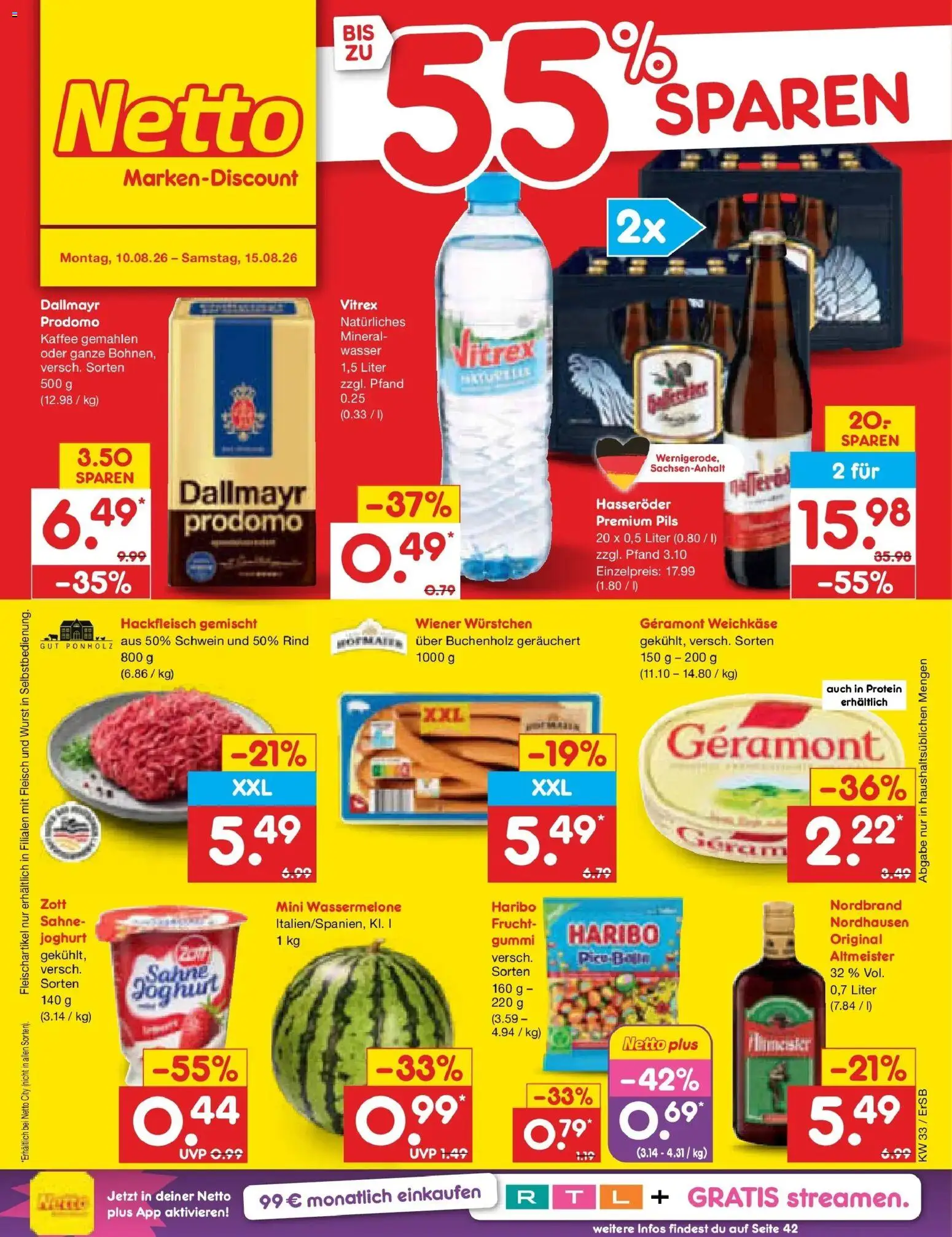 Vorschau von dem Prospekt des Geschäftes Netto Marken-Discount, gültig ab dem 10.08.2026