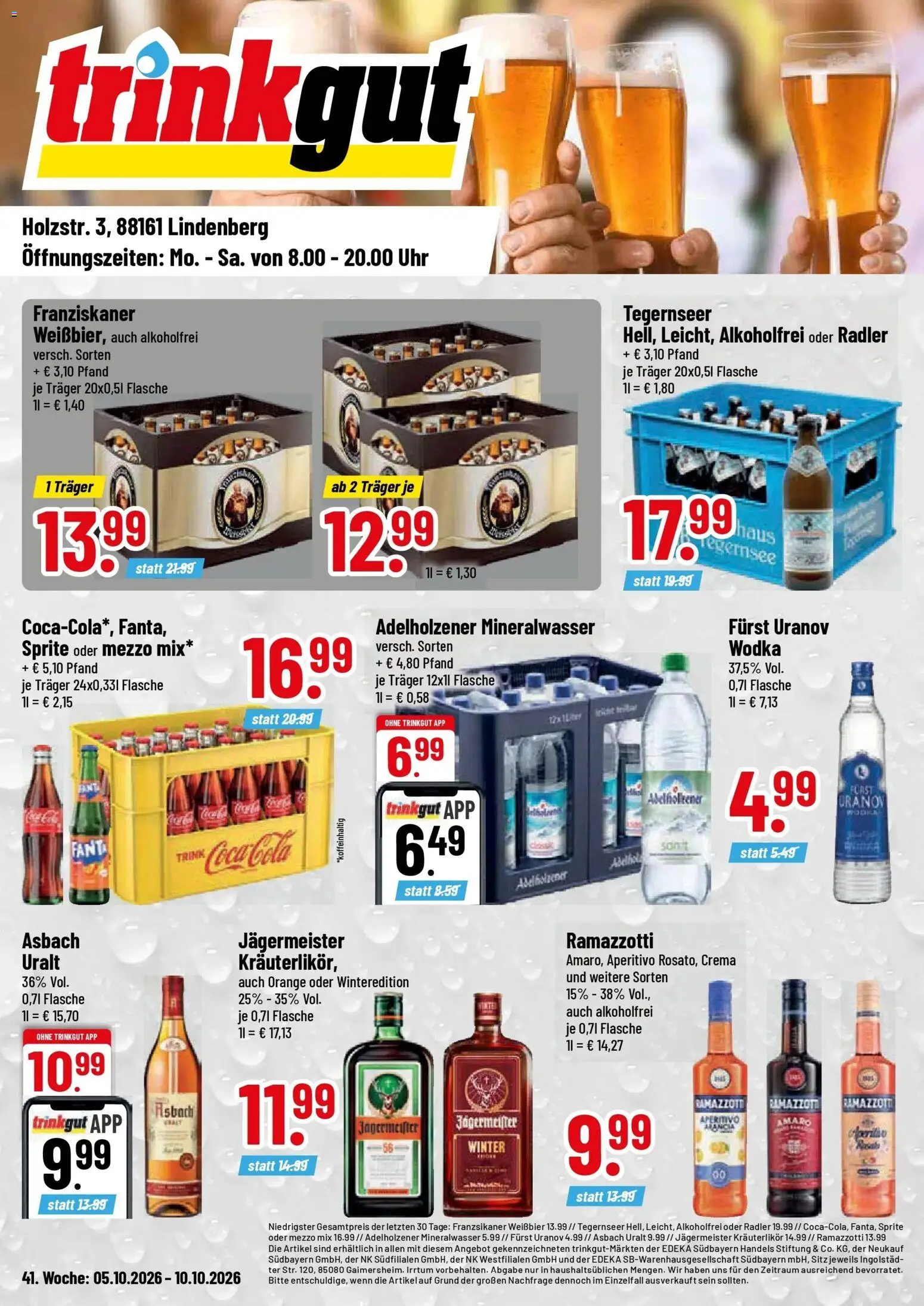 Vorschau von dem Prospekt des Geschäftes Trinkgut, gültig ab dem 05.10.2026