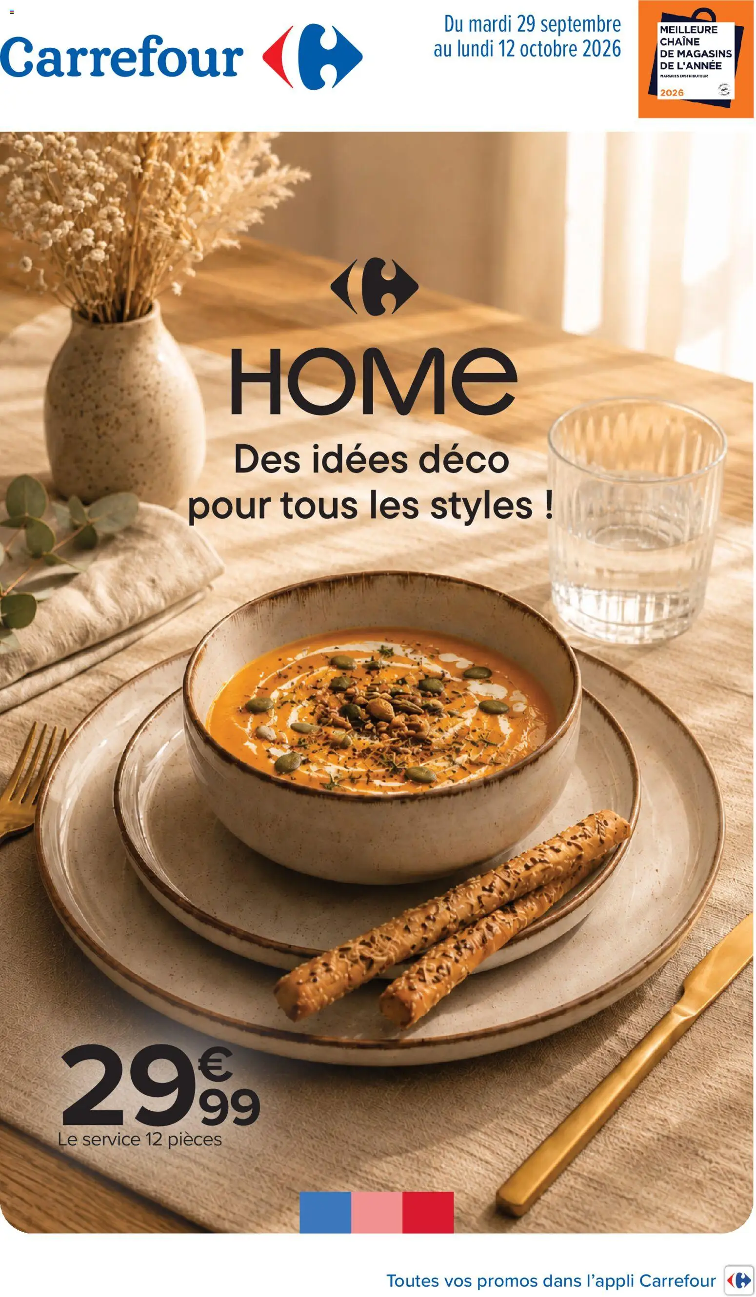 Prévisualisation de Carrefour Des idées déco pour tous les styles du magasin Carrefour formulaire valide 29/09/2026