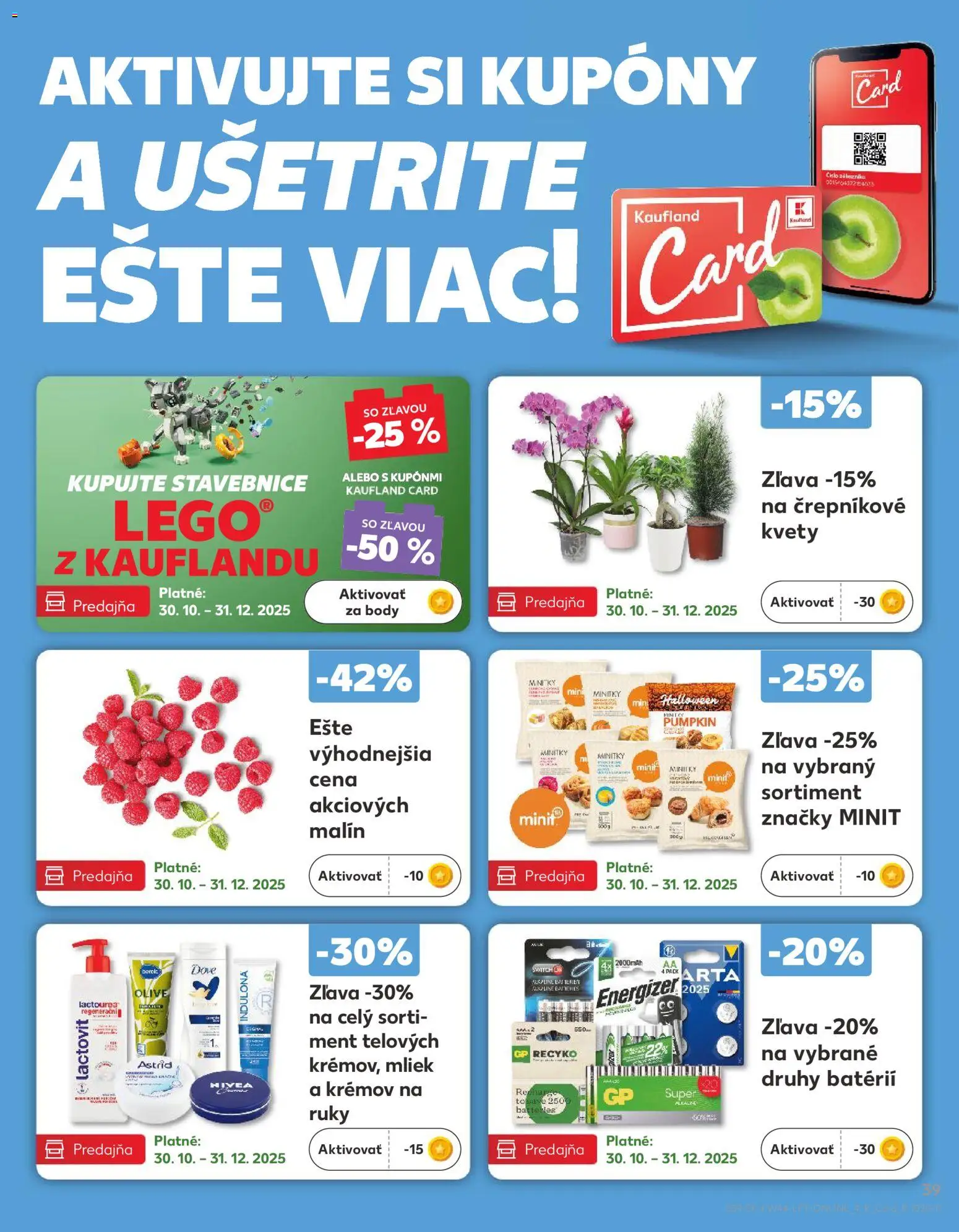 Náhľad Kaufland letáku platného od 30.10.2025 - LEGO, Kvety, Indulona, Lactovit