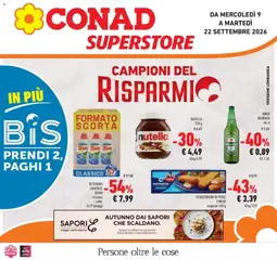 Anteprima dell'opuscolo Conad volantino Sesto San Giovanni dal negozio Conad valido da 09/09/2026