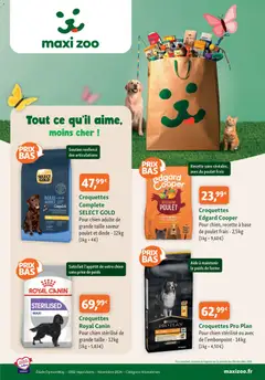 Prévisualisation de Maxi ZOO catalogue du magasin Maxi ZOO formulaire valide 09/05/2026