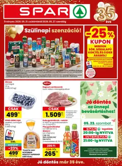 Spar - Spar akciós újság megtekintése, amely érvényes 2026.05.21.-től