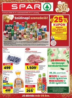 Spar - Spar akciós újság megtekintése, amely érvényes 2026.05.21.-től