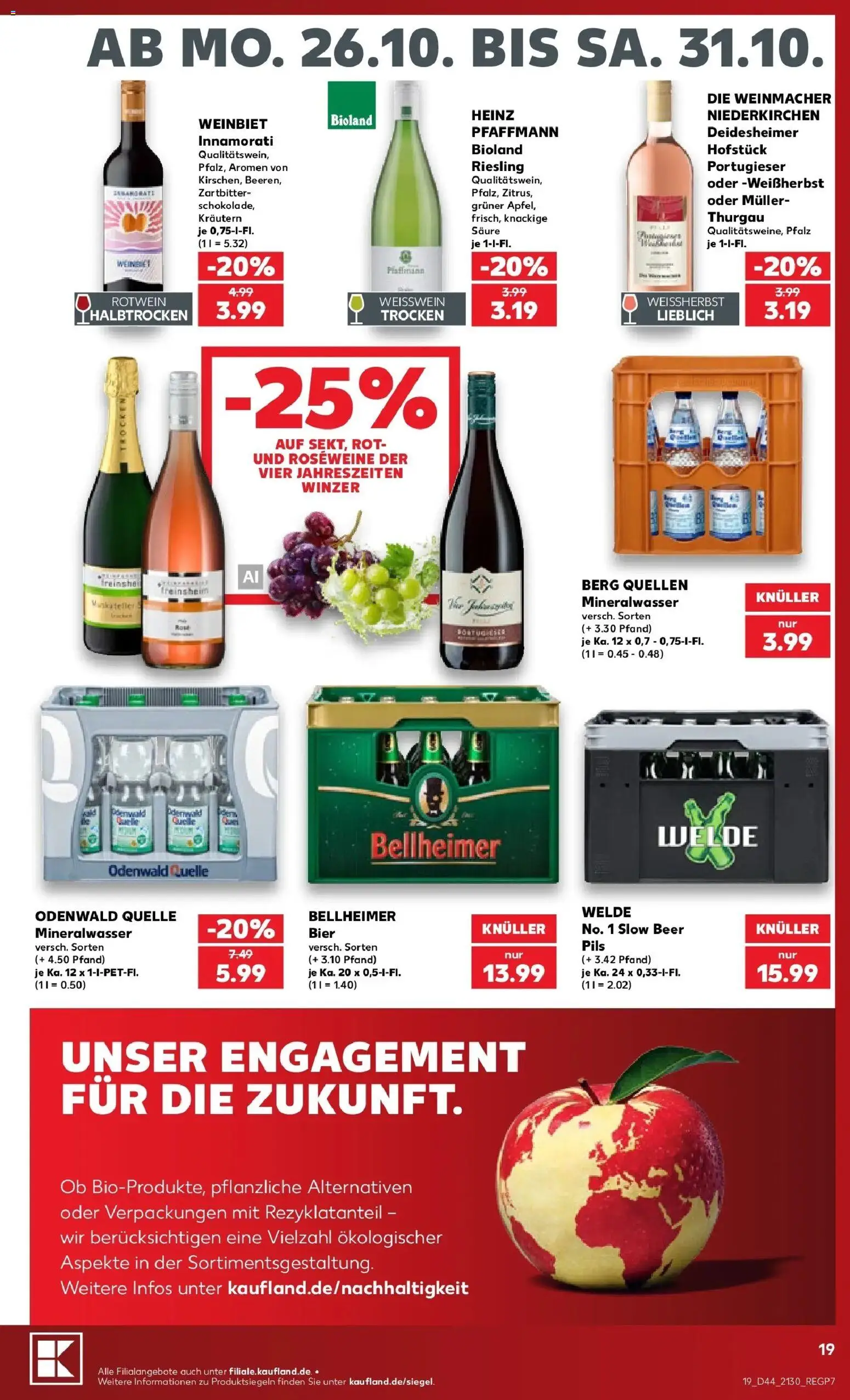 Vorschau von dem Prospekt des Geschäftes Kaufland, gültig ab dem 26.10.2026
