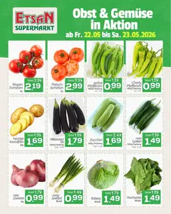 Vorschau der Angebote: ETSAN ETSAN Obst & Gemüse gültig ab 22.05.2026