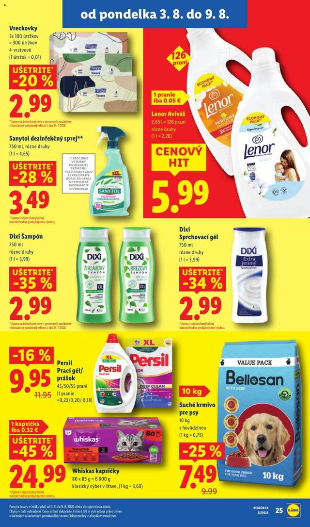 Nový Lidl leták od 03.08.