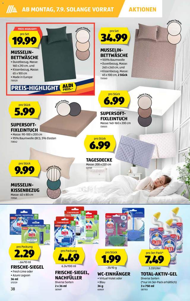 Neue Aldi Aktionen ab 03.09.