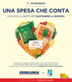 Anteprima dell'opuscolo Esselunga S volantino Paniere Benefico Verona dal negozio Esselunga S valido da 07/05/2026