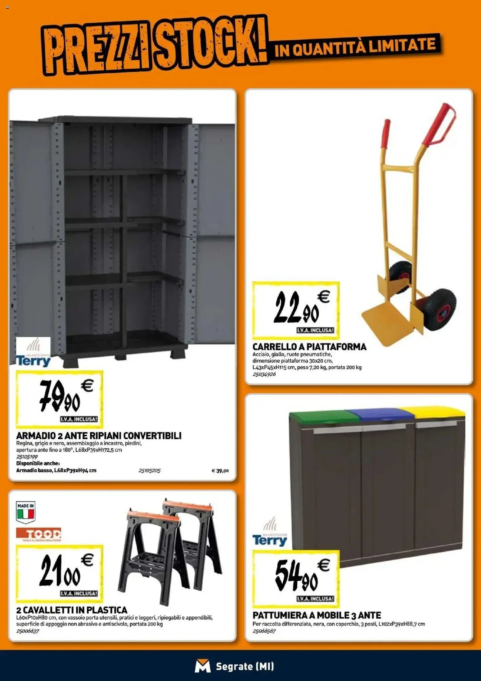 Anteprima dell'opuscolo TECNOMAT catalogo Segrate dal negozio TECNOMAT valido da 29/10/2026