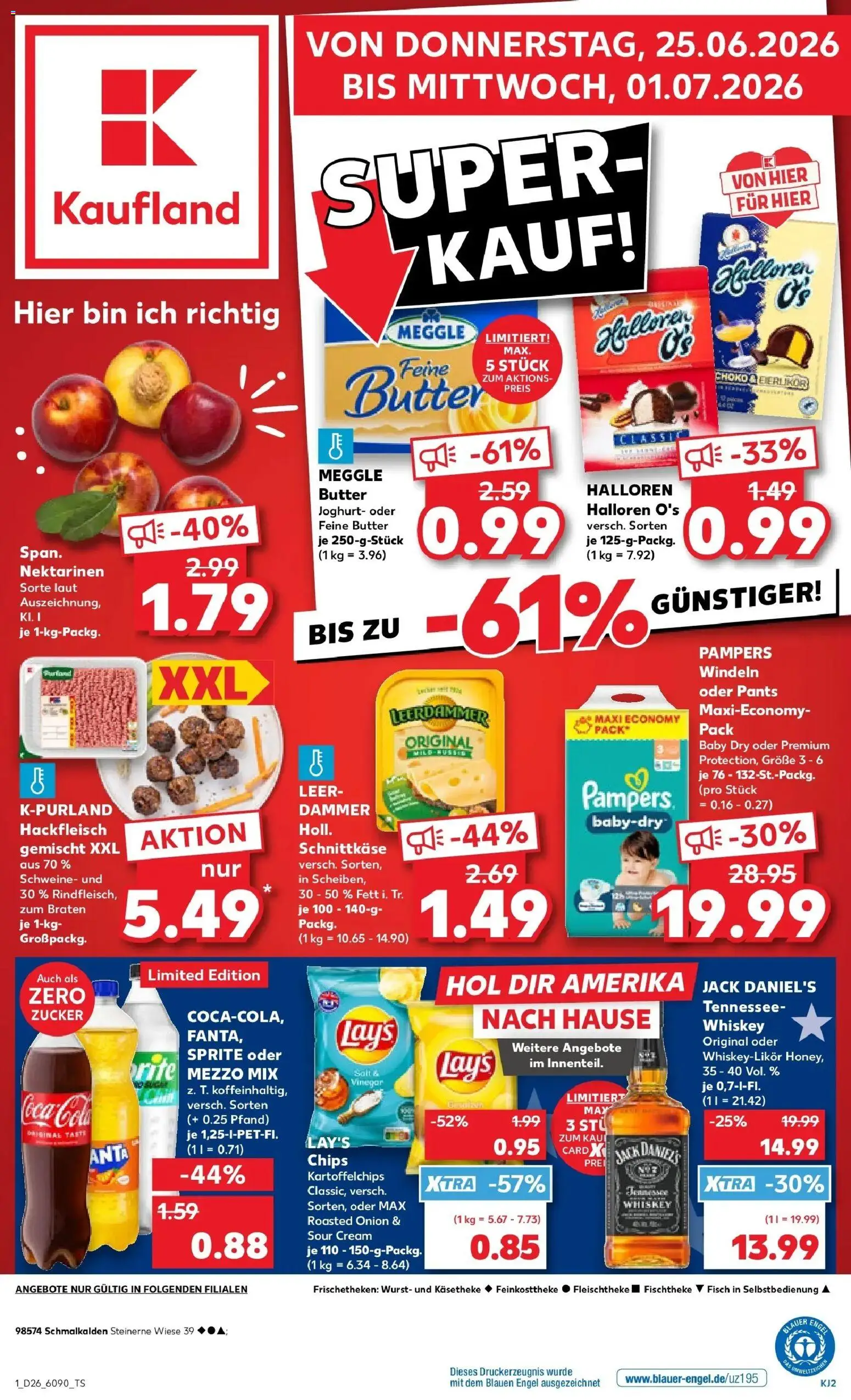 Vorschau von dem Prospekt des Geschäftes Kaufland, gültig ab dem 25.06.2026