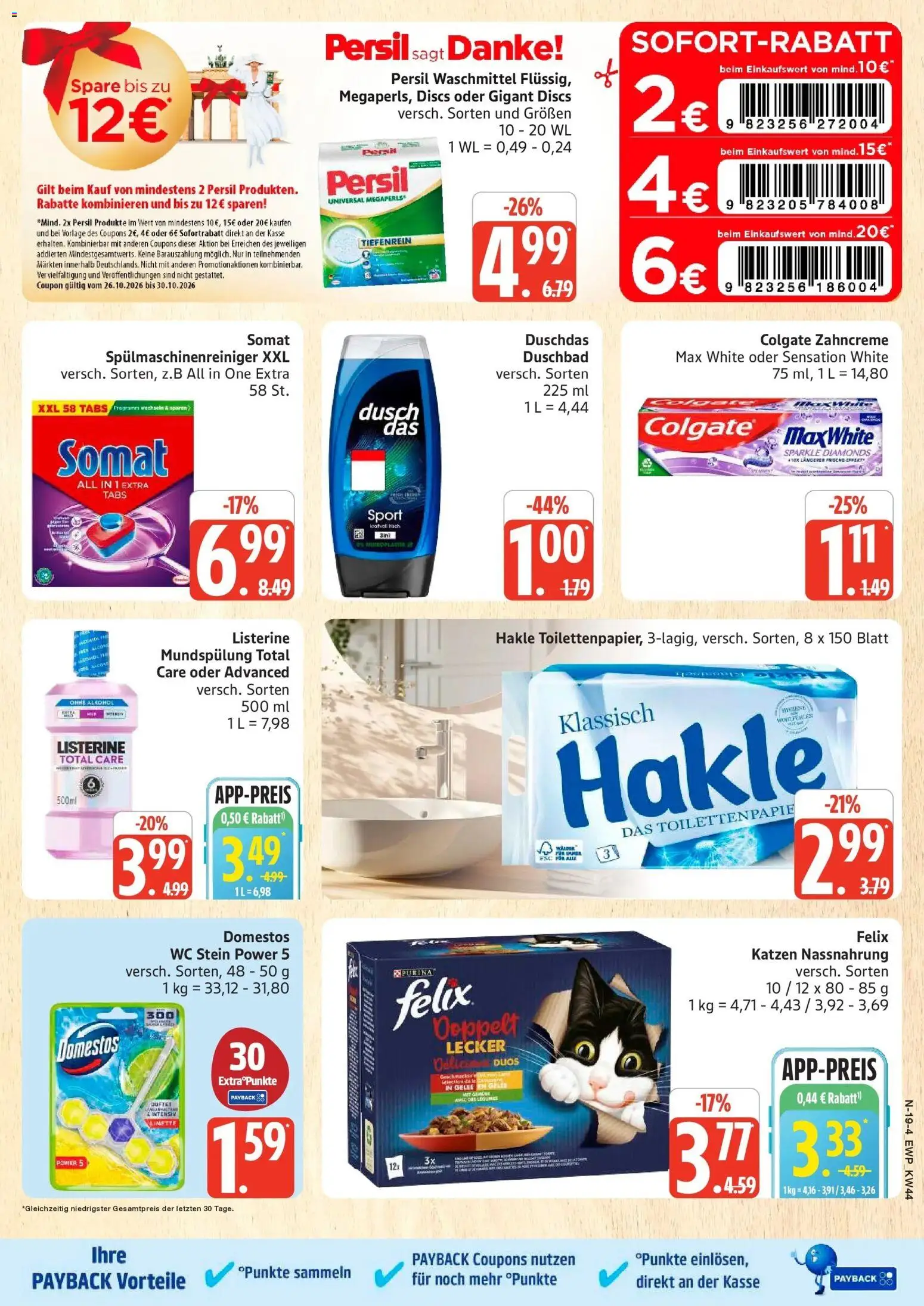 Vorschau von dem Prospekt des Geschäftes Edeka, gültig ab dem 26.10.2026