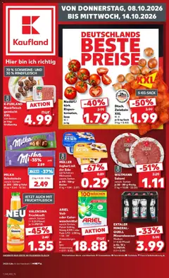 Vorschau von dem Prospekt des Geschäftes Kaufland, gültig ab dem 08.10.2026