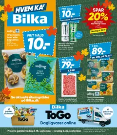 Eksempel på tilbudsavis Bilka - Tilbudsavis uge 39 fra butik Bilka gyldig fra 18/09/2026