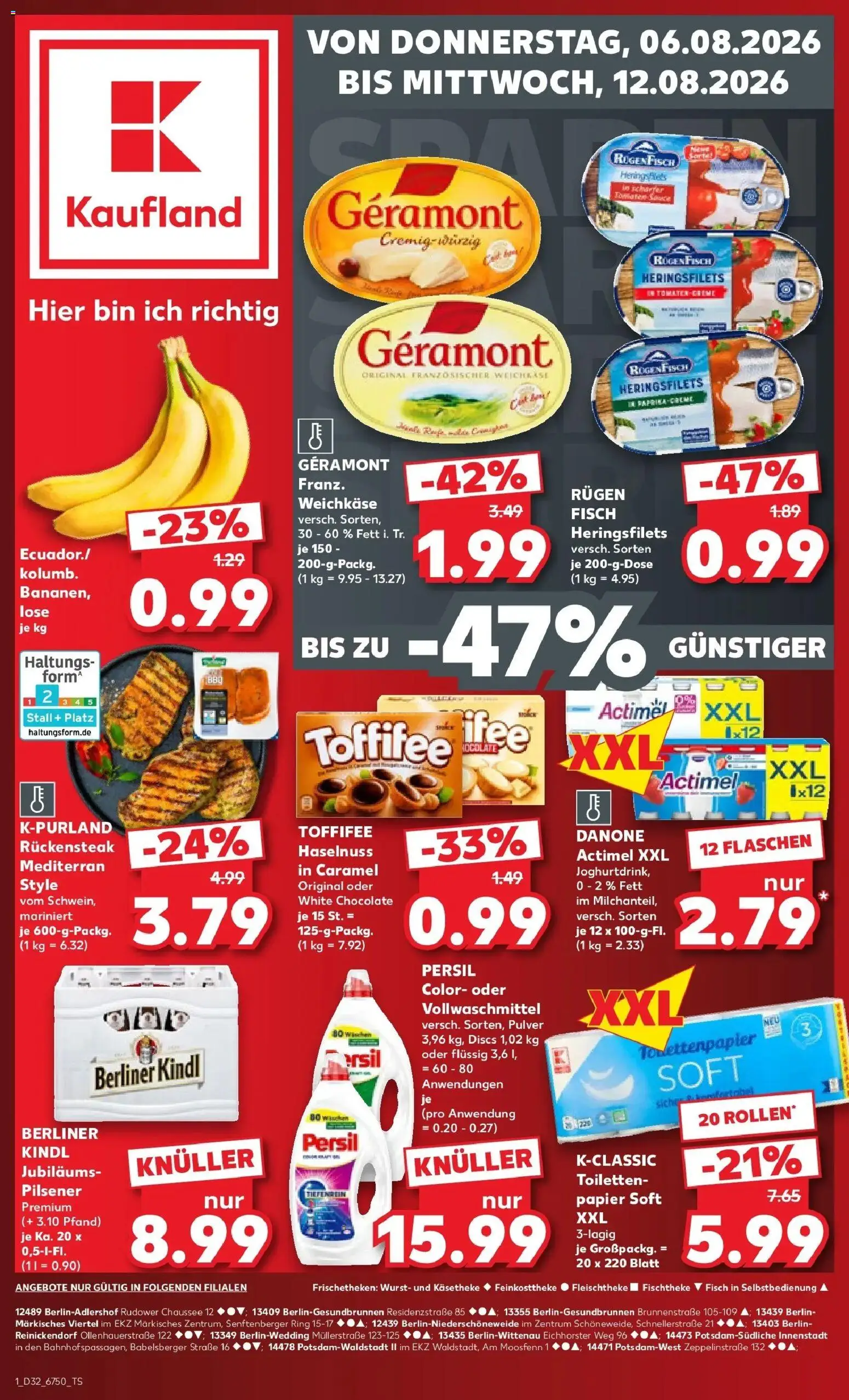 Vorschau von dem Prospekt des Geschäftes Kaufland, gültig ab dem 06.08.2026