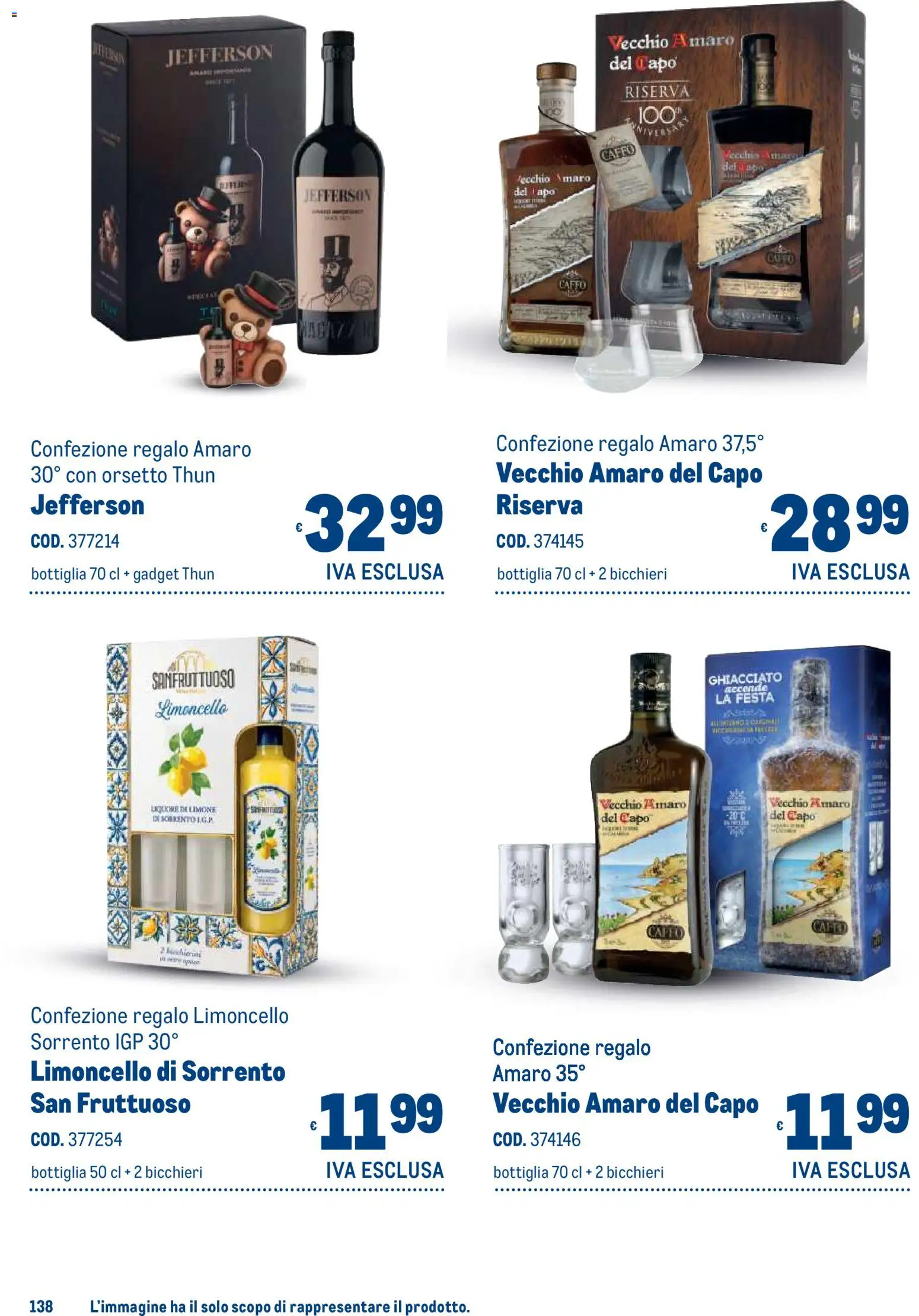 Anteprima dell'opuscolo Metro volantino Regalistica Natale dal negozio Metro valido da 19/10/2026 - Limoncello, Amaro, Bottiglia
