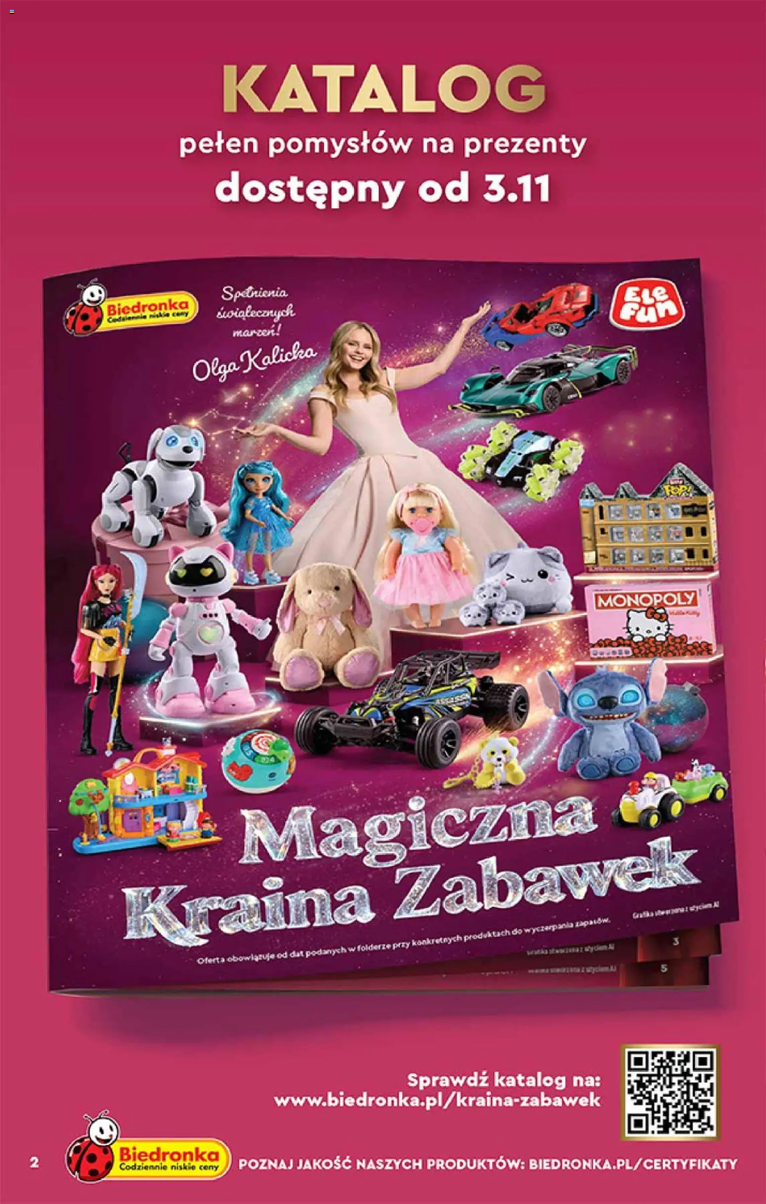 Pogląd gazetki "Biedronka Black Friday" ze sklepu Biedronka ważnej od 31.10.2026 - Gra, Zabawki, Top