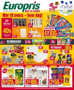 Forhåndsvis Europris kundeavis fra butikk Europris gyldig fra 31/08/2026
