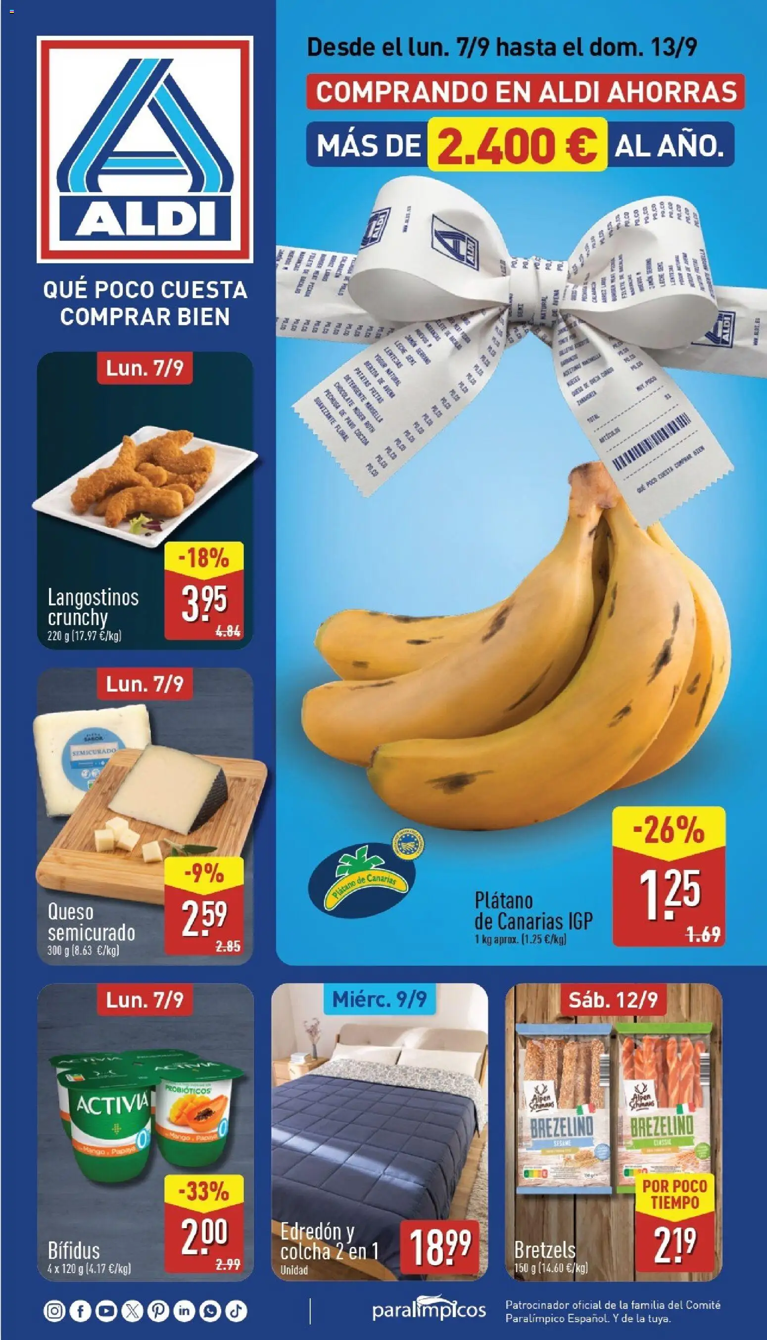 Vista previa del folleto de la tienda Aldi válido desde el 07/09/2026 