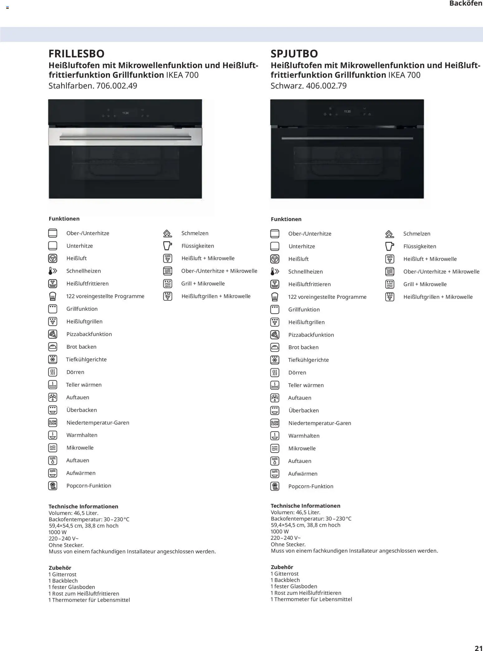 Vorschau von dem Prospekt des Geschäftes Ikea, gültig ab dem 11.09.2026 - Mikrowelle, Grill, Backofen, Brot, Thermometer