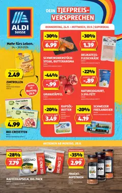 Vorschau des Merkblatts Aldi aktionen vom Shop Aldi gültig von 24.09.2026 bis 30.09.2026