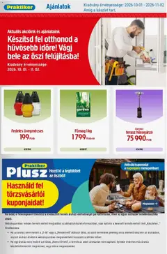 Praktiker - Praktiker akciós újság megtekintése, amely érvényes 2026.10.01.-től