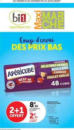 Prévisualisation de bi1 MaxiMarché du magasin bi1 formulaire valide 09/06/2026