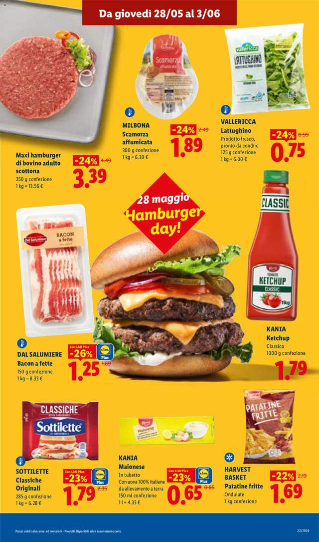Nuovo volantino Lidl dal 28/05