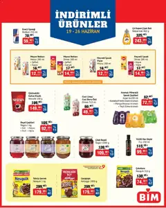 BİM BİM - İndirimli Ürünler 19.06.2026 - Broşürünün önizlemesi