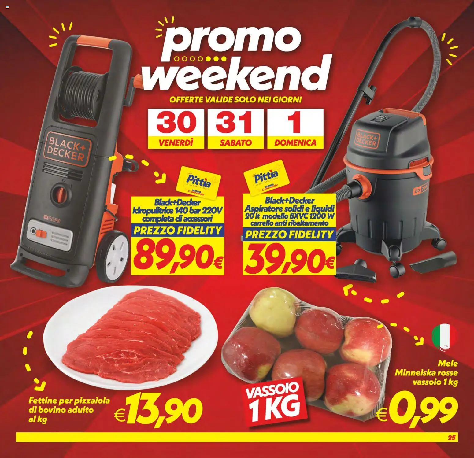 Anteprima dell'opuscolo SuperConveniente volantino Misterbianco dal negozio SuperConveniente valido da 23/10/2026 - Idropulitrice, Bovino, Carrello, Mele, Vassoio