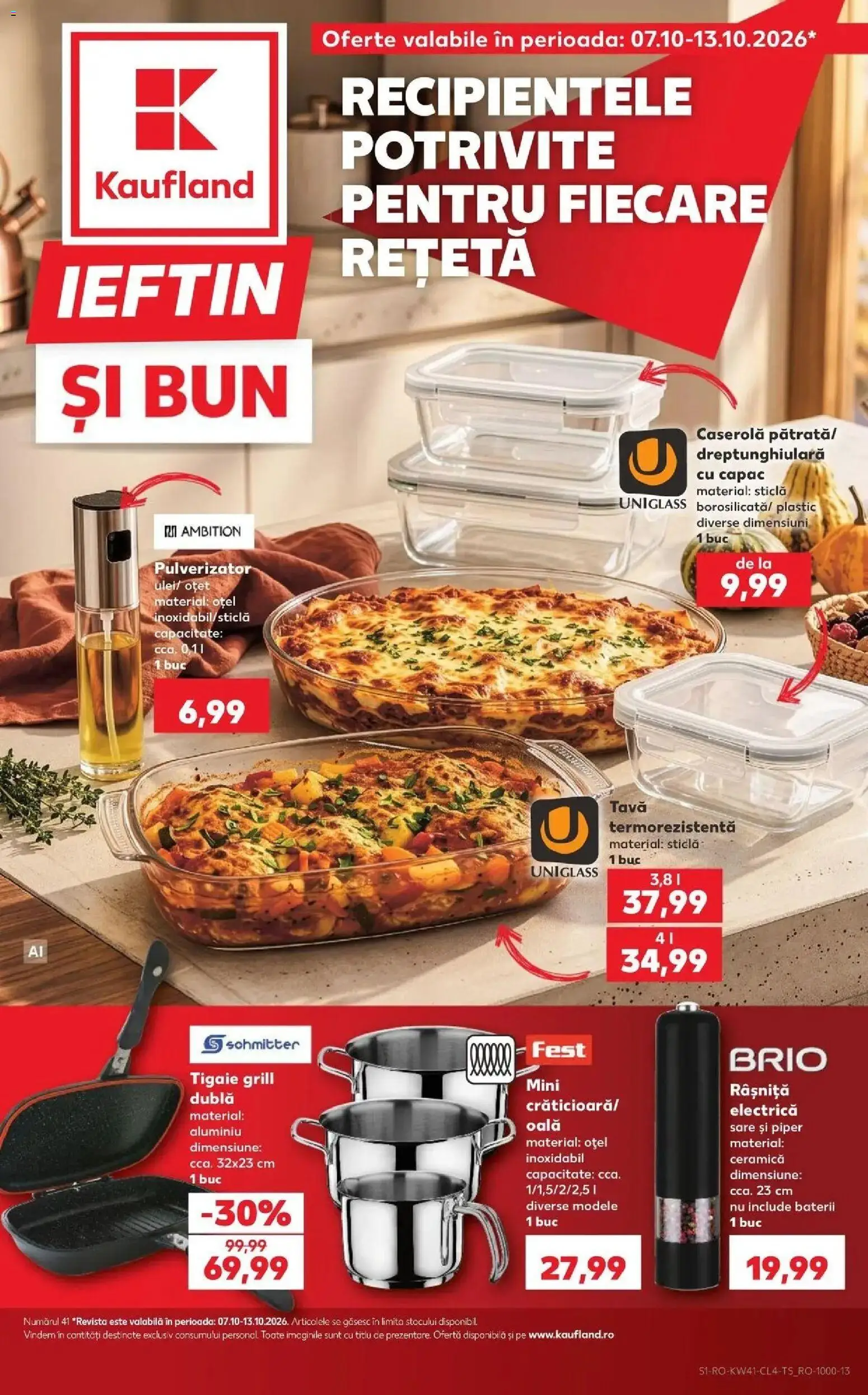 Catalog Kaufland de la 07.10.2026 - Revista "Kaufland Carei" - Pagină 1