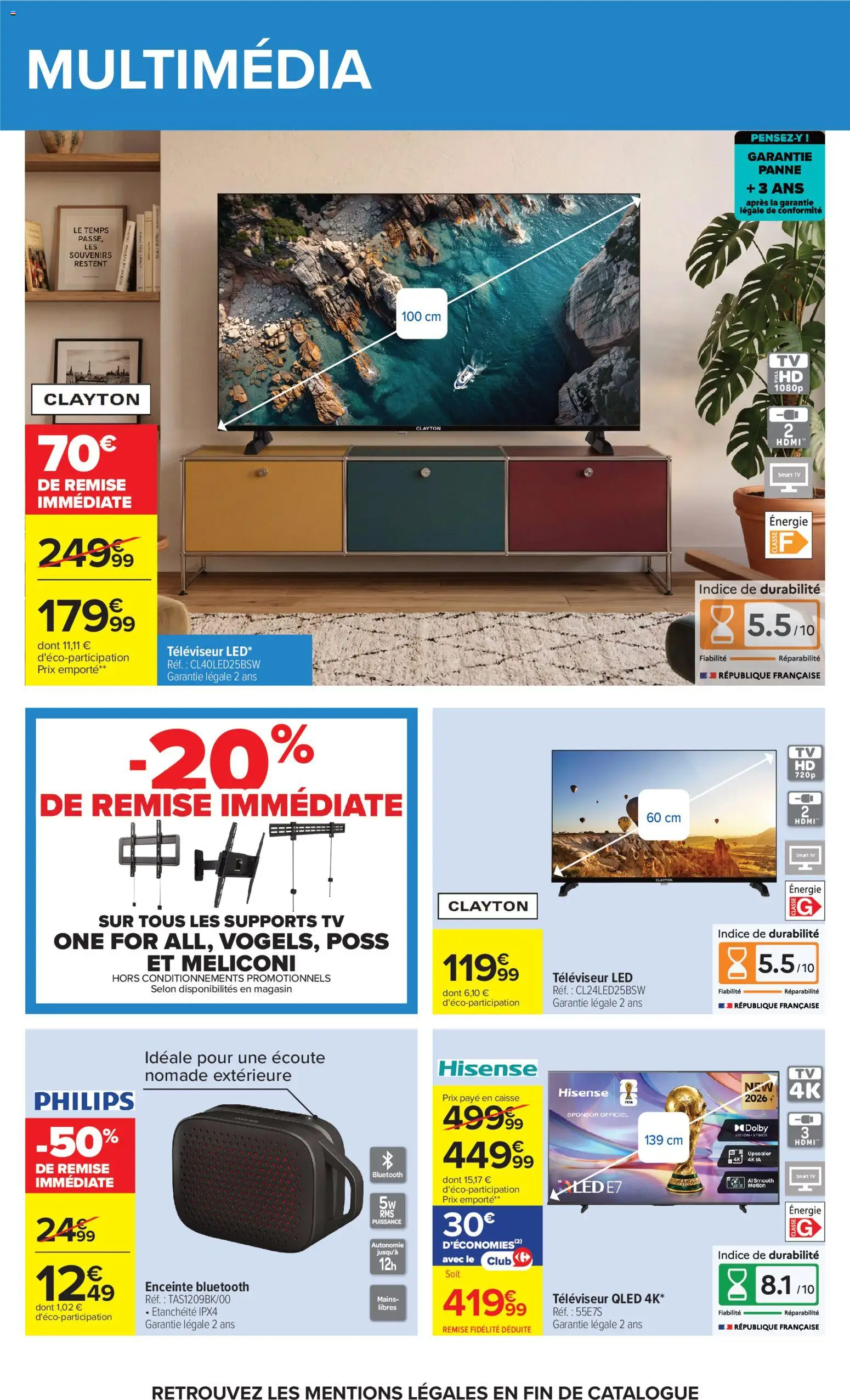 Prévisualisation de Carrefour Market Petit dejeuner du magasin Carrefour Market formulaire valide 01/09/2026 - Enceinte bluetooth, Enceinte, Smart TV, Televiseur
