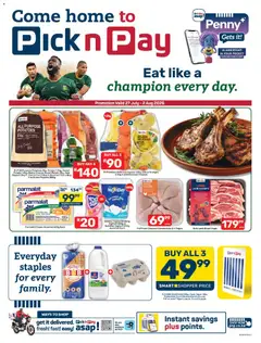 Preview of Pick n Pay flyer valid from 27/07/2026