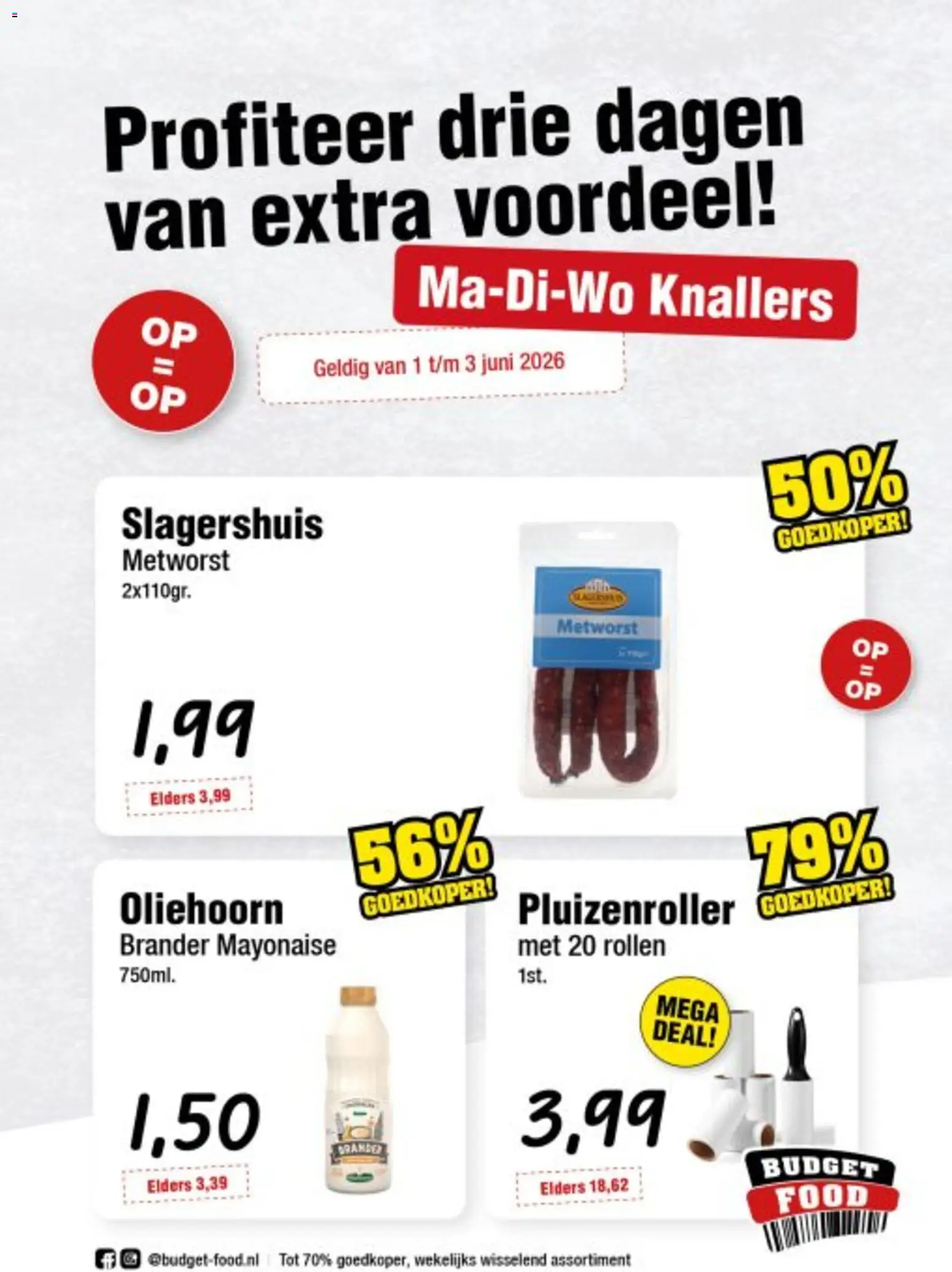 Voorbeeld van Budget Food folder - Madiwo van winkel Budget Food geldig vanaf 01-06-2026