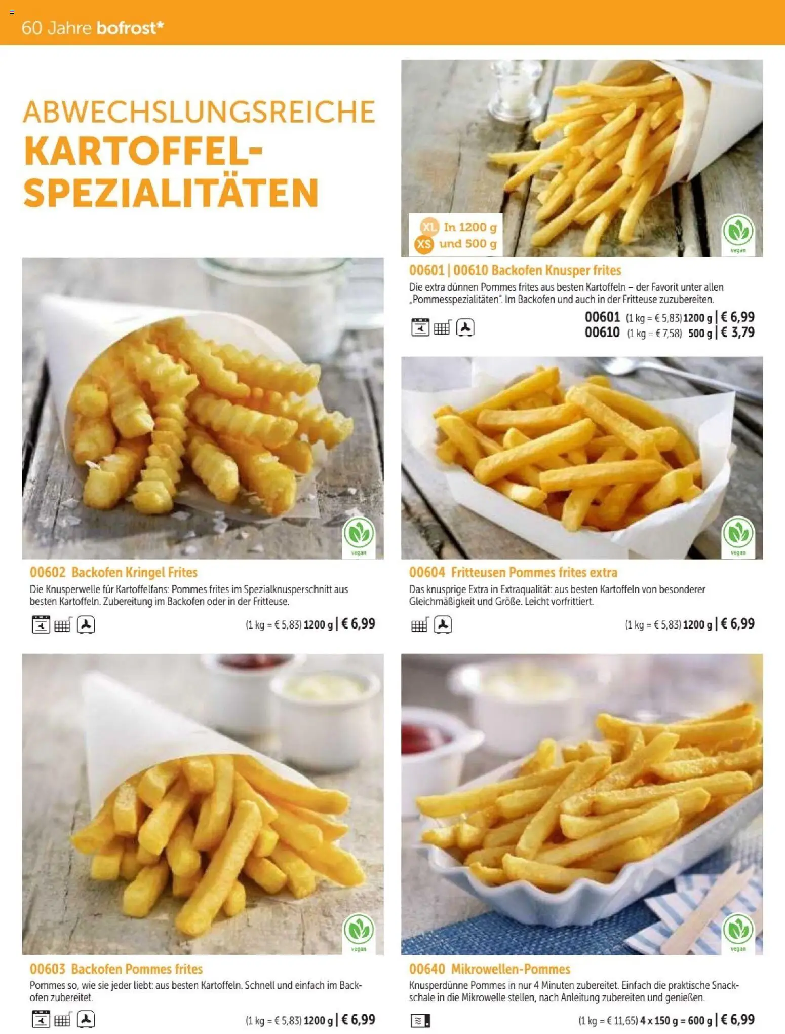 Vorschau von dem Prospekt des Geschäftes Bofrost, gültig ab dem 07.09.2026 - Mikrowelle, Pommes, Backofen, Ofen, Pommes frites, Kartoffeln, Fritteuse, Spezialitäten