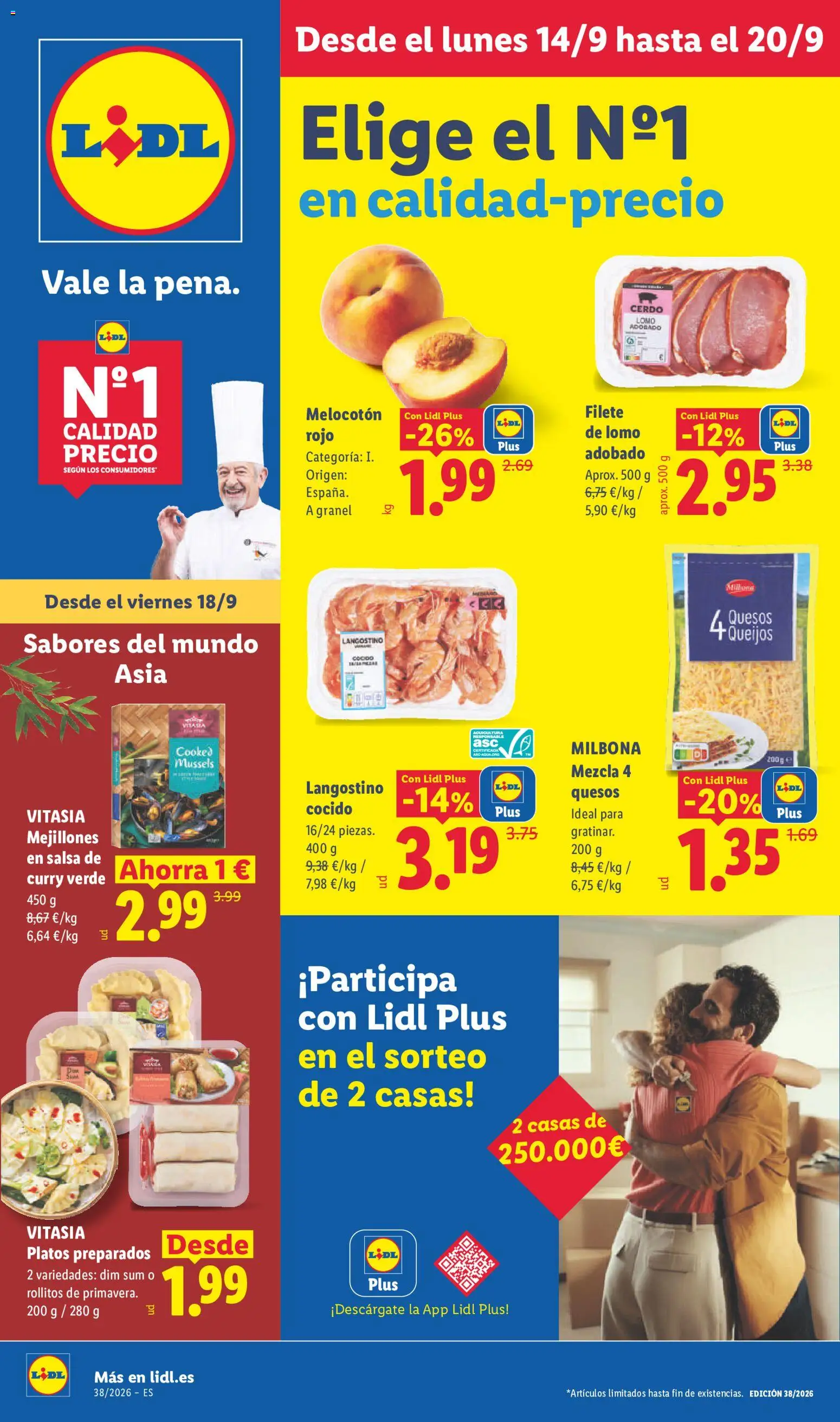 Vista previa del folleto de la tienda Lidl válido desde el 14/09/2026 