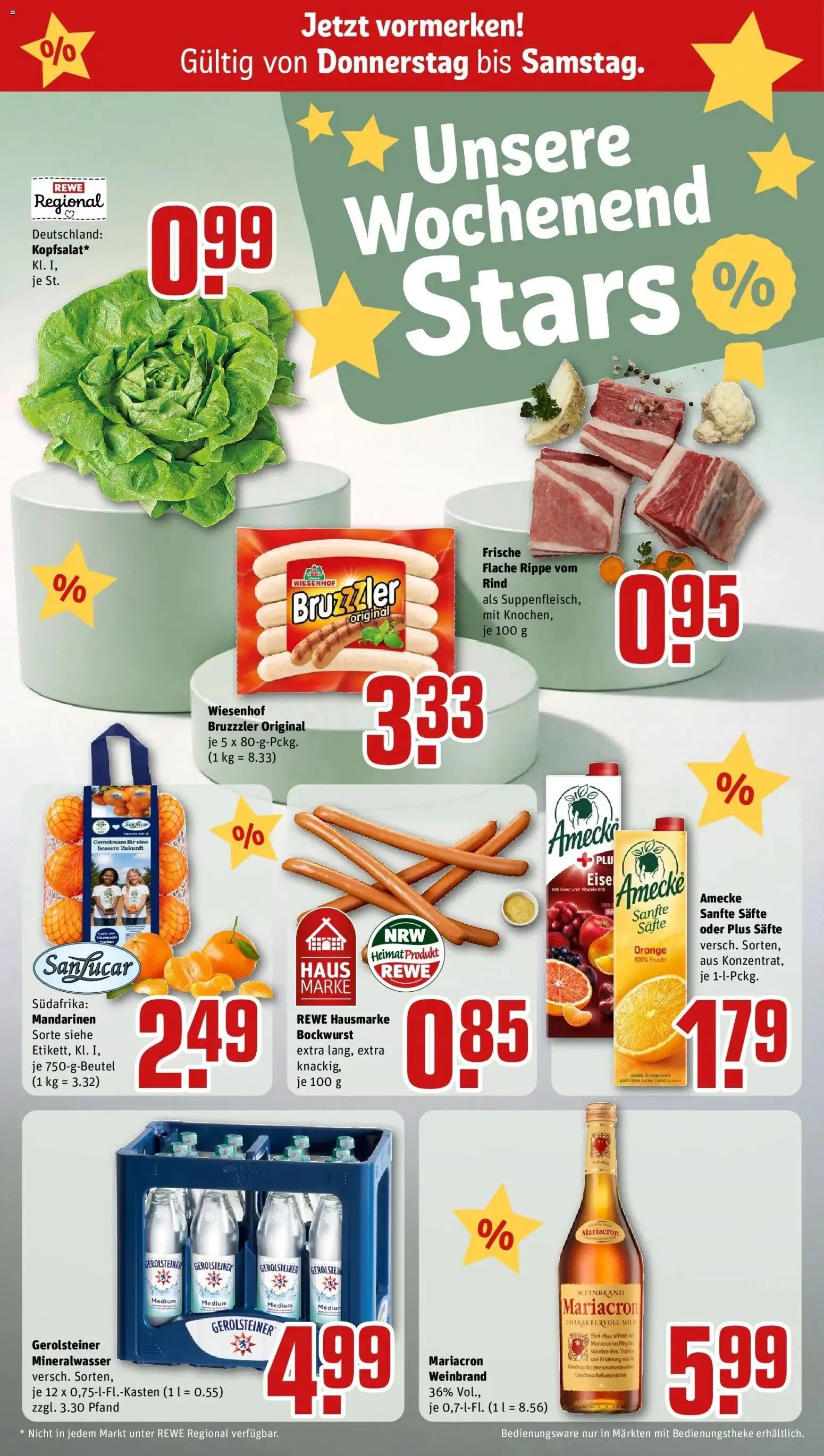 Vorschau von dem Prospekt des Geschäftes Rewe, gültig ab dem 19.10.2026