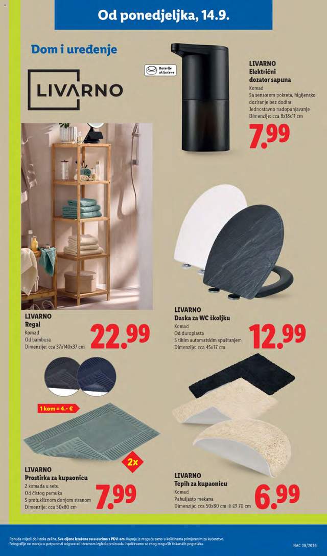 Novi Lidl katalog od 14.09.