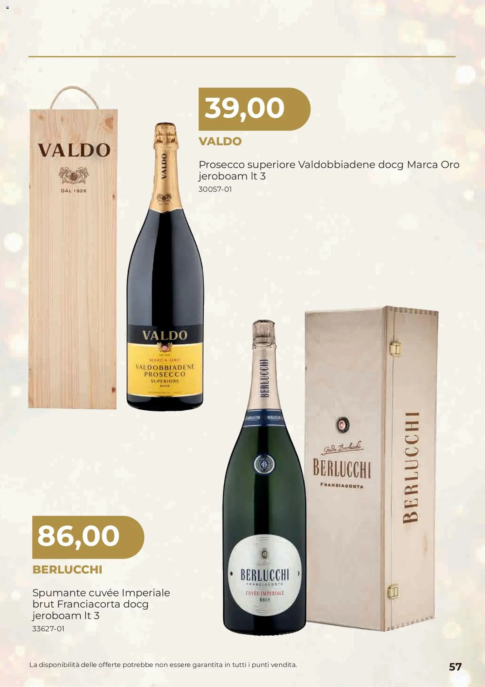 Anteprima dell'opuscolo Sogegross volantino Strenne dal negozio Sogegross valido da 27/10/2026 - Prosecco, Spumante