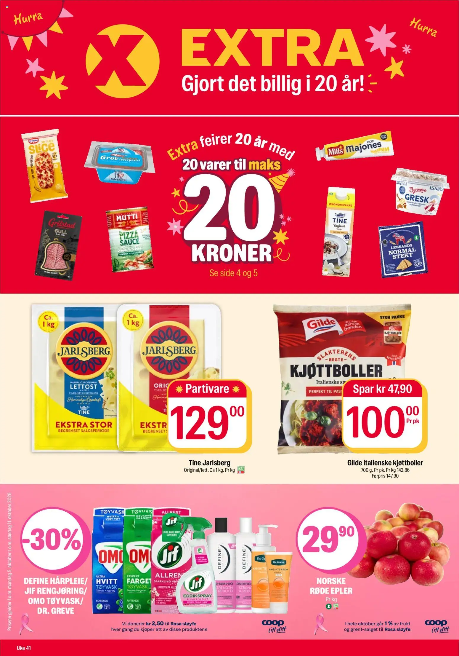 Forhåndsvis Coop Extra kundeavis fra butikk Coop Extra gyldig fra 05/10/2026
