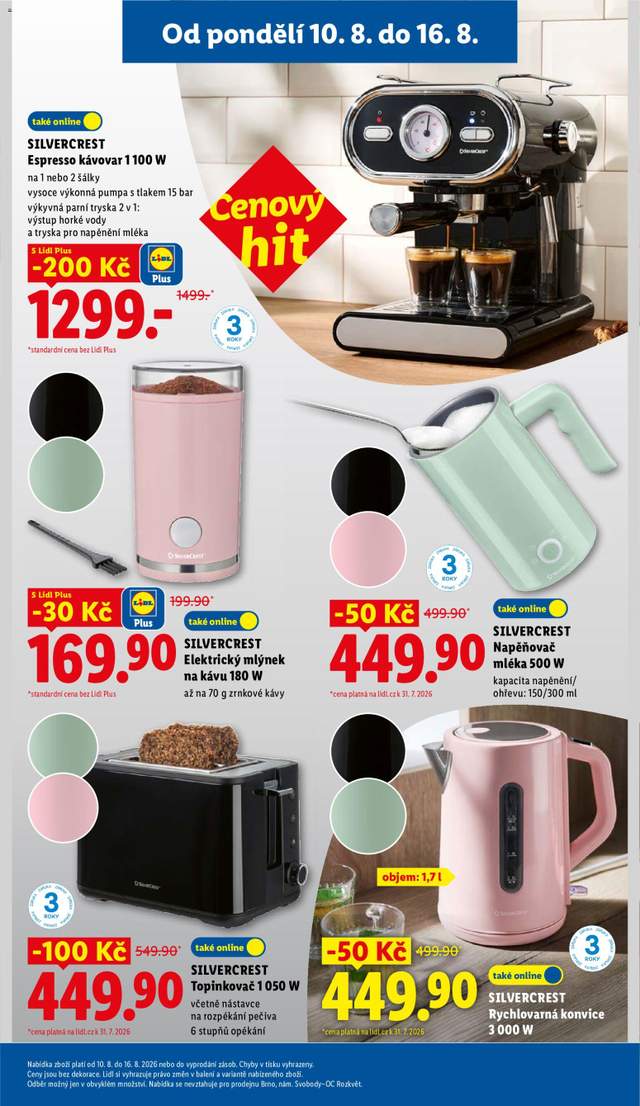 Nový Lidl leták od 10.08.