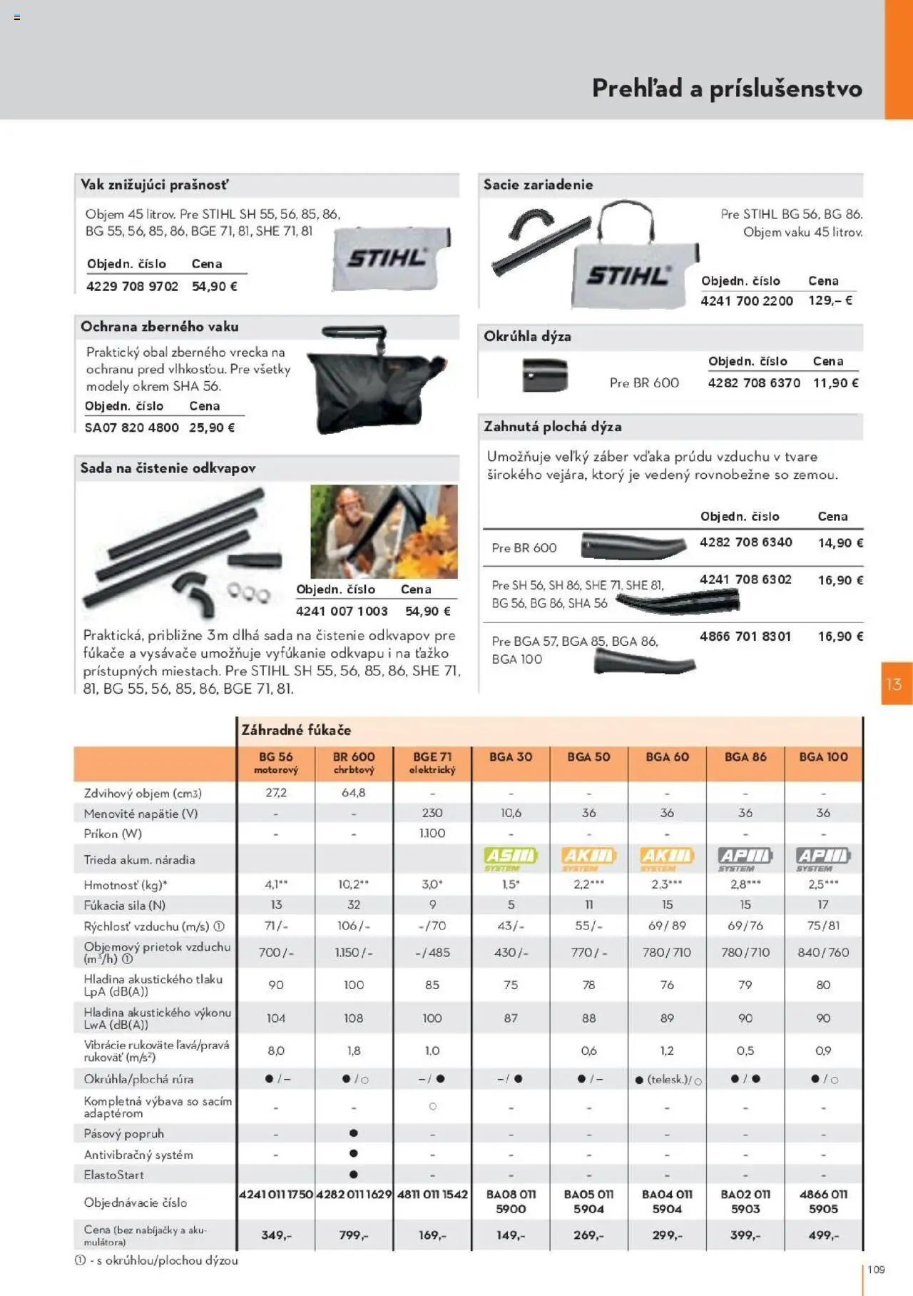 Náhľad STIHL letáku platného od 29.09.2025 - Vysávače, Rúra, Aku