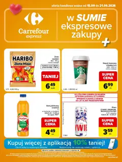 Pogląd gazetki "Carrefour gazetka - Express II" ze sklepu Carrefour ważnej od 15.09.2026