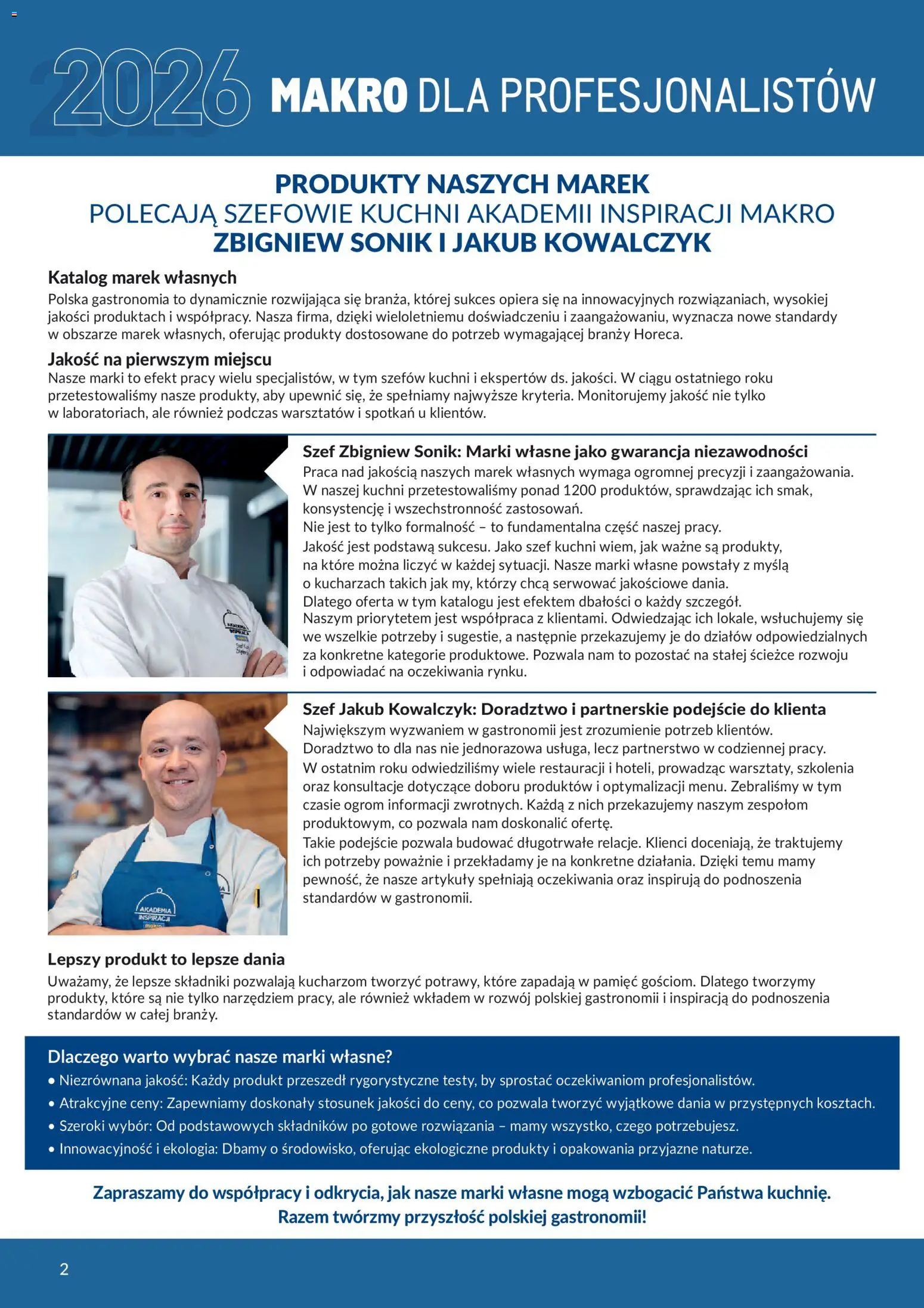 Pogląd gazetki "Makro gazetka - Produktów marek własnych dla profesjonalnej Gastronomii" ze sklepu Makro ważnej od 01.03.2026