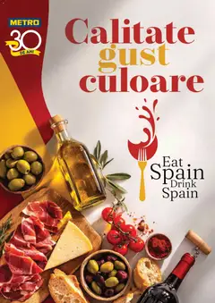 Previzualizarea de cataloage: Metro Metro Catalog Eat Spain, drink Spain valabil de la 30.03.2026