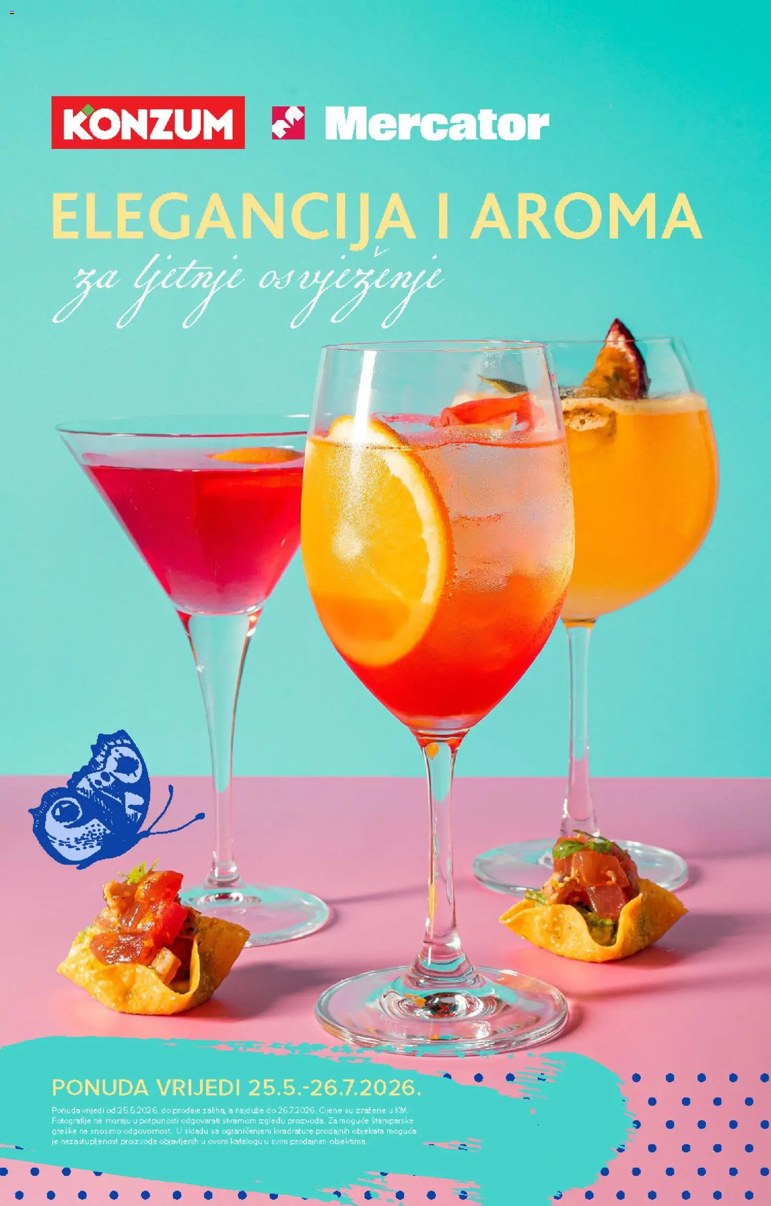 Pregled letka KONZUM elagancija i aroma trgovine KONZUM vrijedi od 25.05.2026