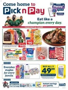 Preview of Pick n Pay flyer valid from 27/07/2026