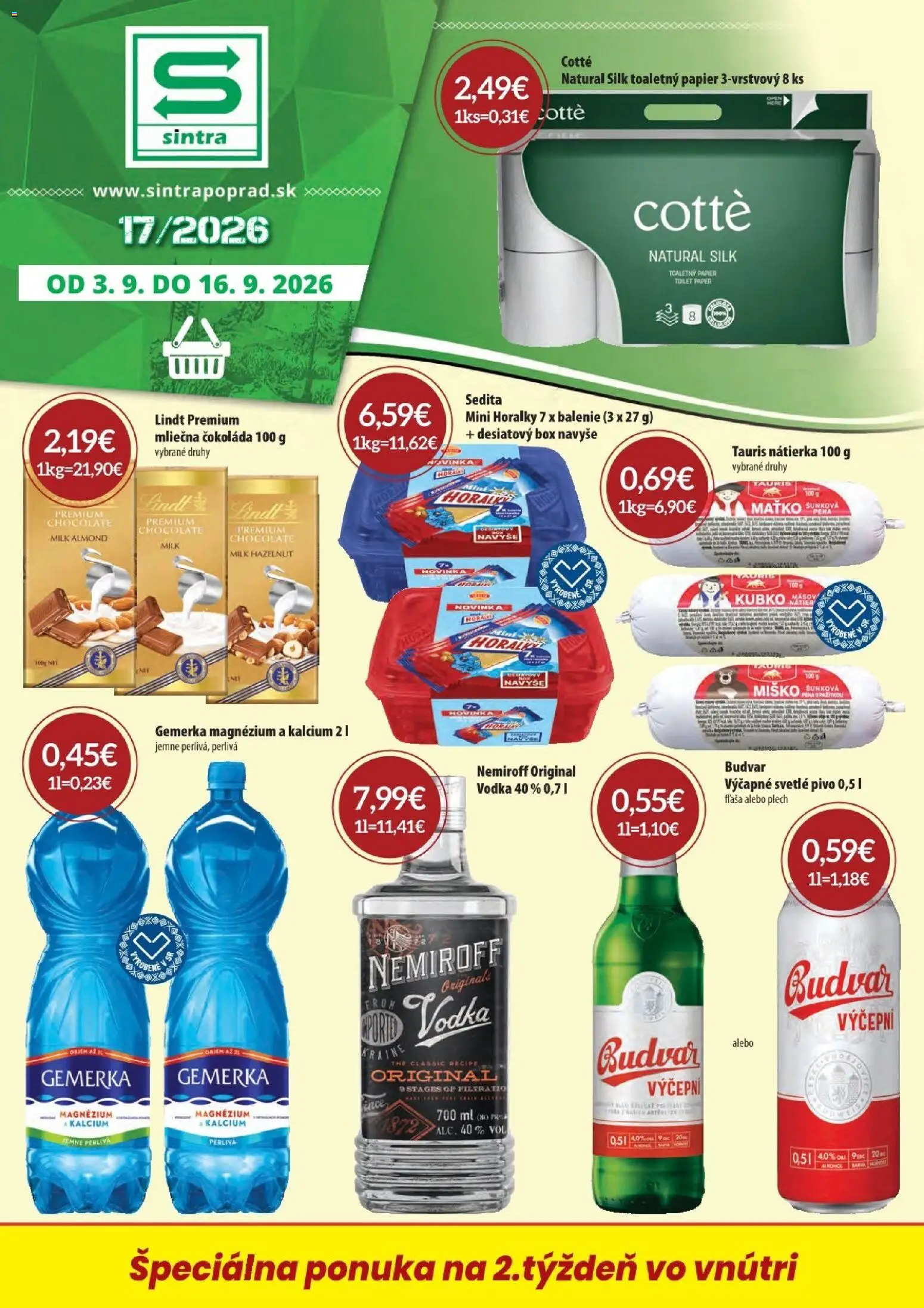 Náhľad Sintra letáku platného od 03.09.2026